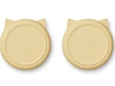 Liewood cat jojoba tallerken Mae (2-pak)